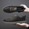 Stylish Men Casual Shoes Casual Men Sneakers Cow Genuine Leather Leisure Designer Shoes Outdoor Skateboard Shoes New Comfortable