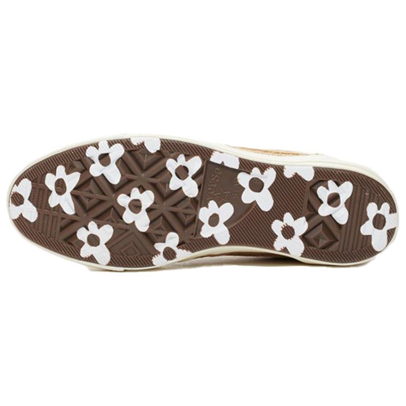 Converse One Star Series X Golf Le Fleur Small Flower Low Top Canvas Shoes Unisex Khaki