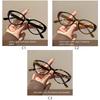 Retro Cat Eye Korean Glasses Fashionable Anti Blue Light Glasses Ultra Light Unisex Transparent Eyewear