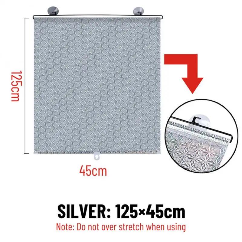 Car Side Window Sun Shade Retractable Car Roller Sunshade for Kids Baby Car Window Shades for UV and Sun Glare Heat Protection