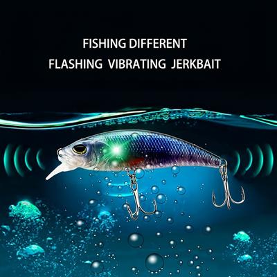 Electronic Mechanical Minnow Ration Fishing Lure Sinking Style Hard Bait Freshwater and Seawater Fishing Accessories