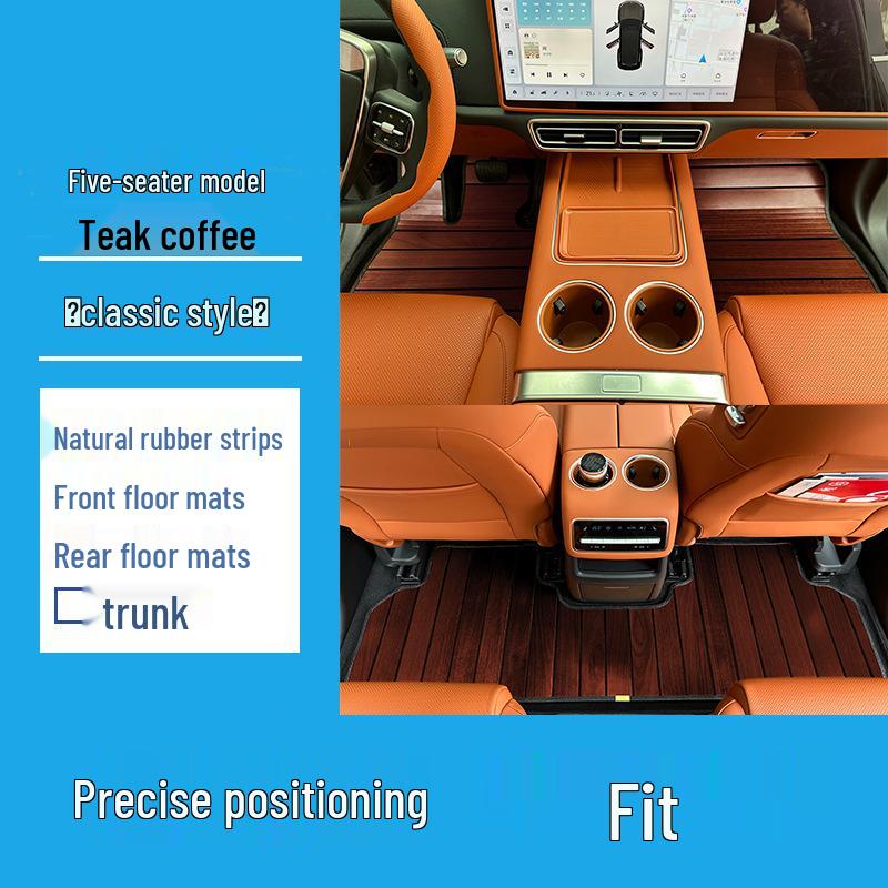 Ideal L8/L7/L6/L9 Solid Wood Floor Mat Pad for Cars