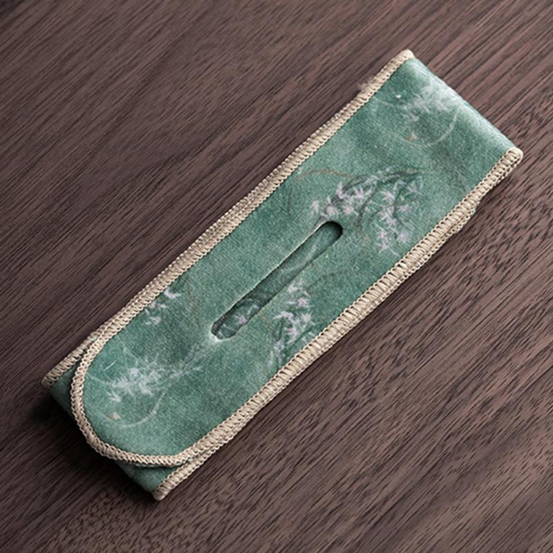 

1PC Tea Set Protection Strip Zisha Teapot Outdoor Carrying Packaging Tie Bag Anti-bump Chinese Cloth Tea Set Accessories