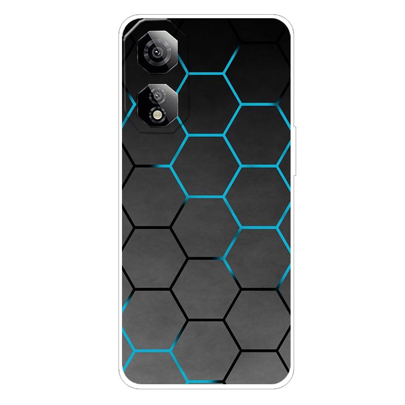 For ZTE Nubia Neo 2 5G Case Fantasy Gradient Transparent Phone Housing For Nubia Neo2 5G Z2352N Soft Shockproof Back Cover Funda