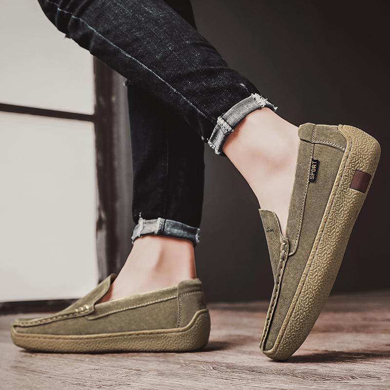 2024 Jaro Léto Mokasíny Boty Módní Pánské Ležérní Boty Pohodlné Smart Casual Boty Pracovní Kancelářská Obuv Pánská Nazouvací Obuv Černá