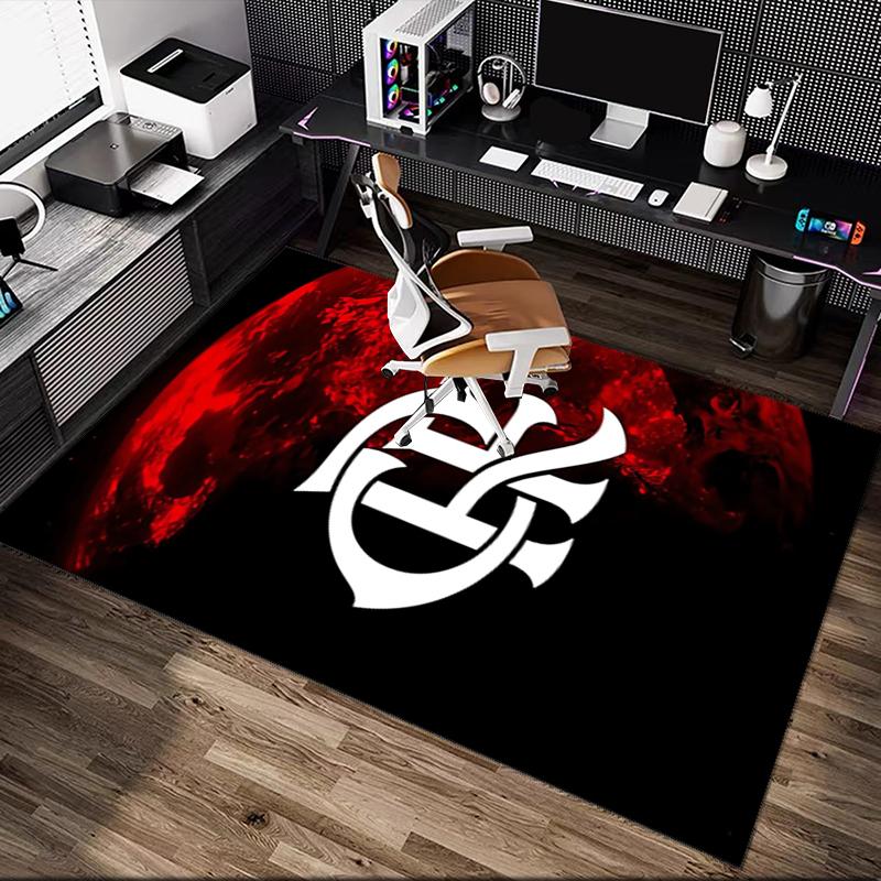 Rangers FC Print Area Rug, Multi-functional Office Chair Sofa Carpet, Easy Clean Carpet for Home and Living Spaces