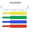 65Pcs/Roll Self Adhesive Cable Laber Paper Mini Smart Identification Fiber Tag Portable D110 Printer Sticker