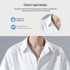 VUUG Men's Ice Silk Loose Fit Short Sleeve Shirt