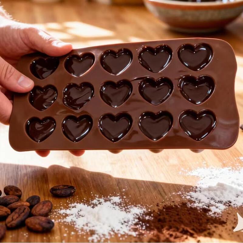 MDNG Silicone Heart Raindrop Chocolate Mold