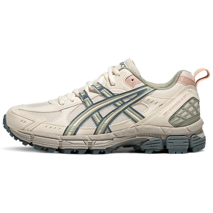 Neue Asics Gel Kahana 8 Gedämpfte Abriebfeste Atmungsaktive Low-Top Laufschuhe Damen Beige 1012B870-102