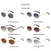 Retro 2025 Small Frame Metal Sunglasses - Unisex, Street Style, High-End UV Protection.