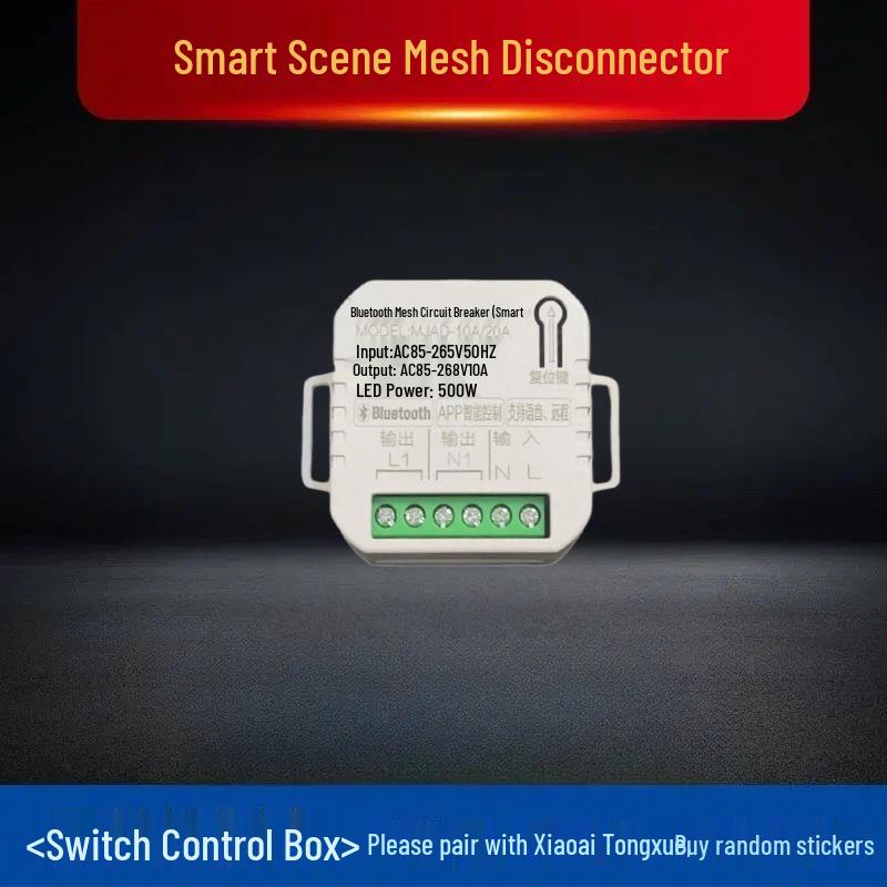 

Voice-Controlled Smart Light Fixture with Bluetooth Mesh and Customizable Sticker Options