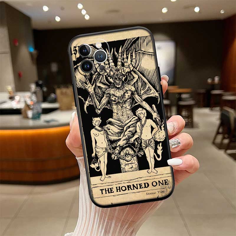 NH48 Witch Divination Tarot Moon Phone Case for OPPO A40 A60 A80 A15 A16 A16K A12 A17 A17K A54 A54S A53 A53S A55 A56 A57 A98 F23