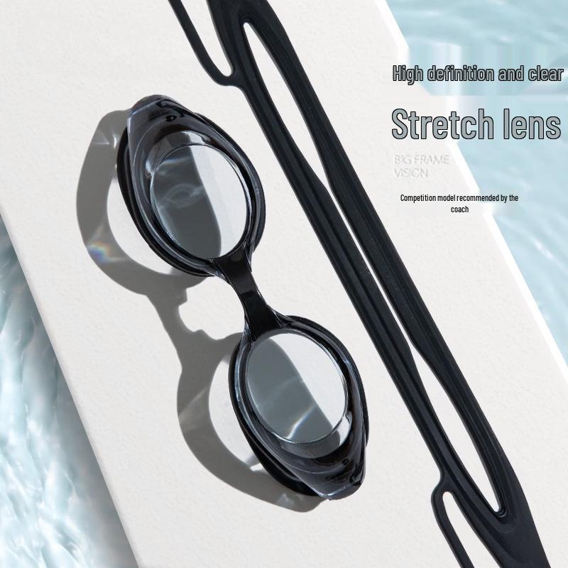 Adult Silicone Swimming Goggles with Integrated Earplugs