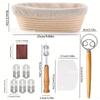 Professionelles Sauerteig-Starter-Kit 30 STÜCK Sauerteig-Backzubehör mit Starter-Glas, Brotschlinge, Teigschneebesen, Beutel