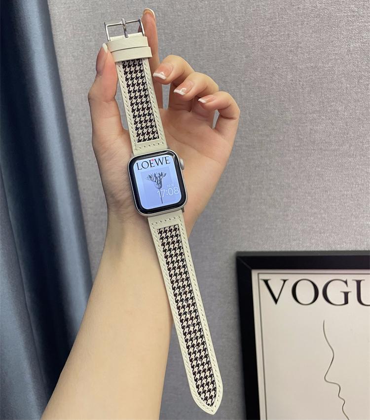 

Leather strap For Apple watch band 44mm 45mm 41mm 40mm 49mm 42mm 38mm 45 44mm correa bracelet iWatch series 9 3 456 SE 7 8 ultra 42mm 44mm 45mm 49mm
