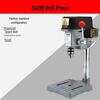 Compact High-Speed Precision Bench Drill with Variable Speed and Mobile Cross Slide Table