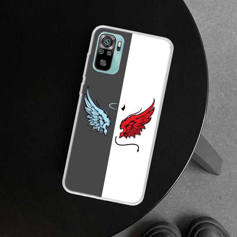 Angel Wings Demon Wing Phone Case Cover for Xiaomi Redmi Note 15 14 13 12 11 Pro Plus 14S 12S 11S 11T 11E 10S 10 Customized Fund