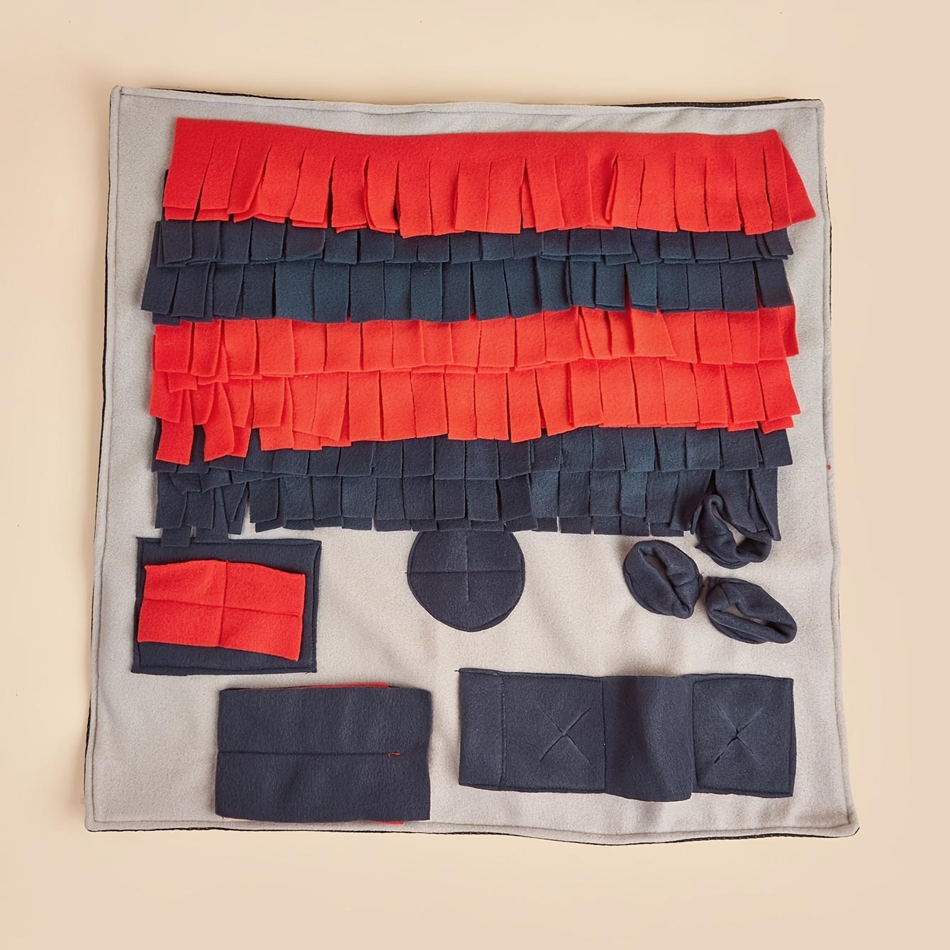 

Коврик для собак с нюхательным веществом уменьшает скуку и беспокойство, способствует медленному приему пищи и обучению обонянию, стимулирует мозговую деятельность собак ( Площадь) красный