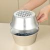 2Pcs/Set Stainless Steel Rice Colander Stackable Kitchen Drainage Bowl Strainer Basket Set  Grains