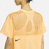 Nike Sportswear Tech Pack Logo Crew Neck Short Sleeve T-Shirt Women Tops Light-Melon-Orange DC8116-884