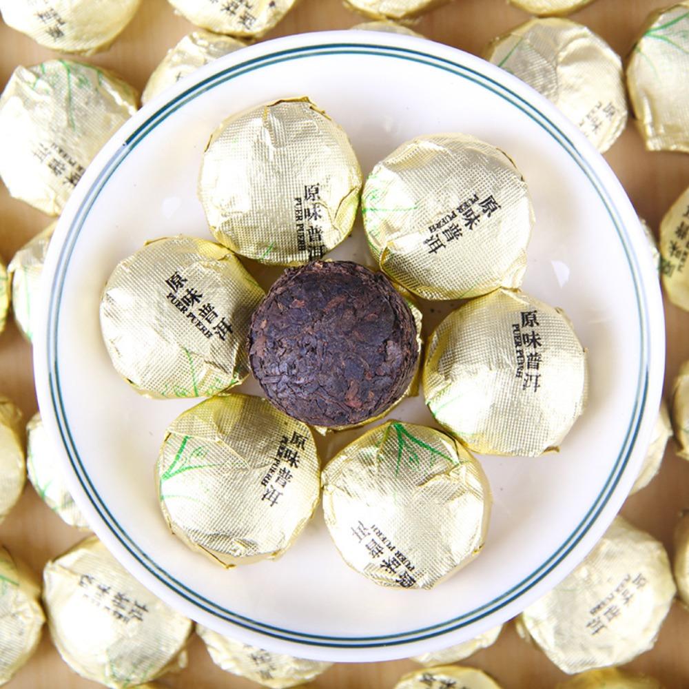 Yunnan flower tea, Xiao Tuo tea, original flavor, ripe Pu'er tea, mellow aroma, mini Tuo Menghai aged fragrance, Pu'er tea wholesale