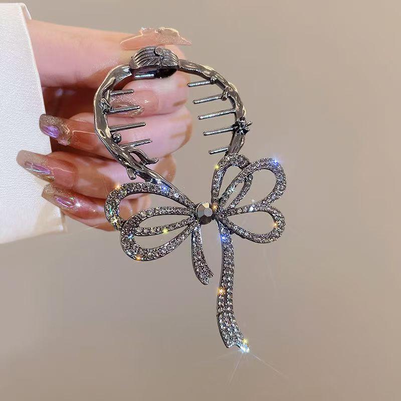

Super Shiny Luxury Bow Hair Clip Updo Hairpin for Versatile Styling