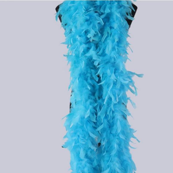 2 Yards 90Gram Turkey Feathers Boa Colorful-Chandelle-Feather-Boa Decor Scarf Marabou Plumas Shawl for Costume/Hat/party
