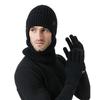 3Pcs/set Soft Touch Screen Gloves Warm Ear Protection Cap Winter Beanie Hat Scarf  for Men Women