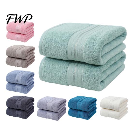 Multi Purpose Cotton Towel Bath Towels, Thickened Ultra Soft Absorbent Towel, Quick-Drying Premium Hand Towels Lightweight Bathroom for Travel,