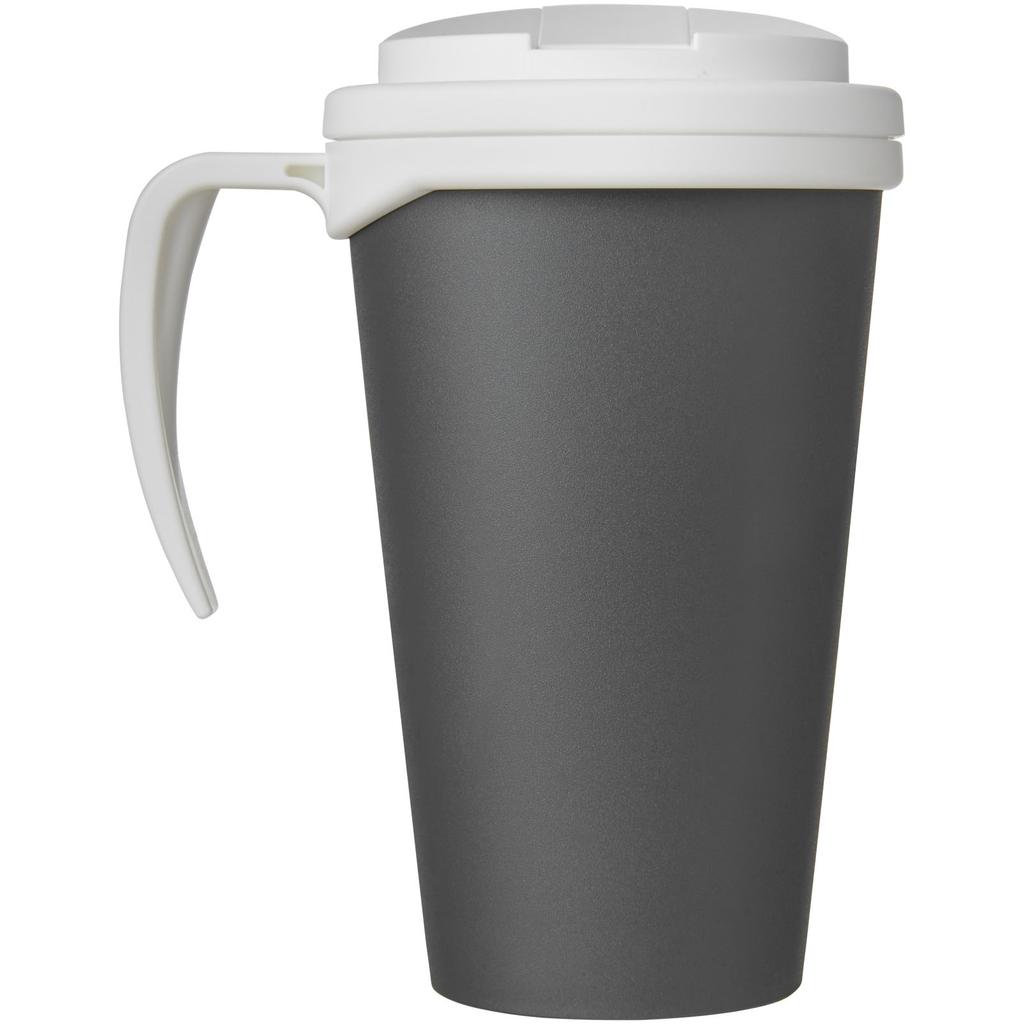 Americano "Grande" 350 ml mug with spill-proof lid Gray