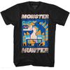 Monster Hunters Mens Scray T-Shirt, Large, Black