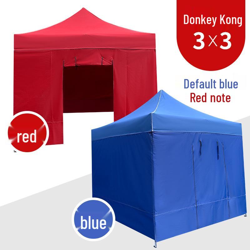 Large Telescopic Outdoor Advertising Tent: Folding Rainproof Canopy and Sunshade with Four-Legged Design