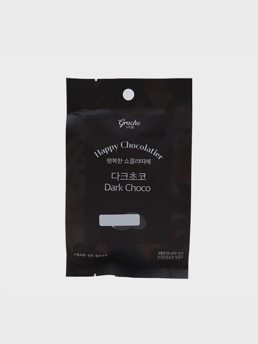 Счастливый Шоколатье Темный Шоколад 100г 1ea