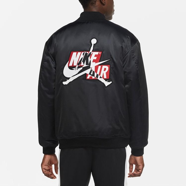 Air Jordan Jumpman Classics Athleisure Freizeit Sport Warmhaltende Jacke Schwarz Herren CT3462-010