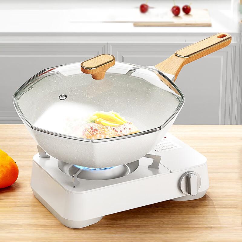 

Ziboya Flat-Bottom Non-stick Octagonal Pot