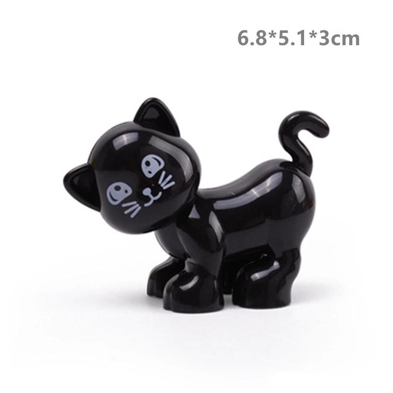 

Крупногабаритные строительные блоки, совместимые с большими фигурками, кирпичи для фермы, ранчо, животные, домашние животные, пони, собаки, дети, сборка, развивающие игрушки