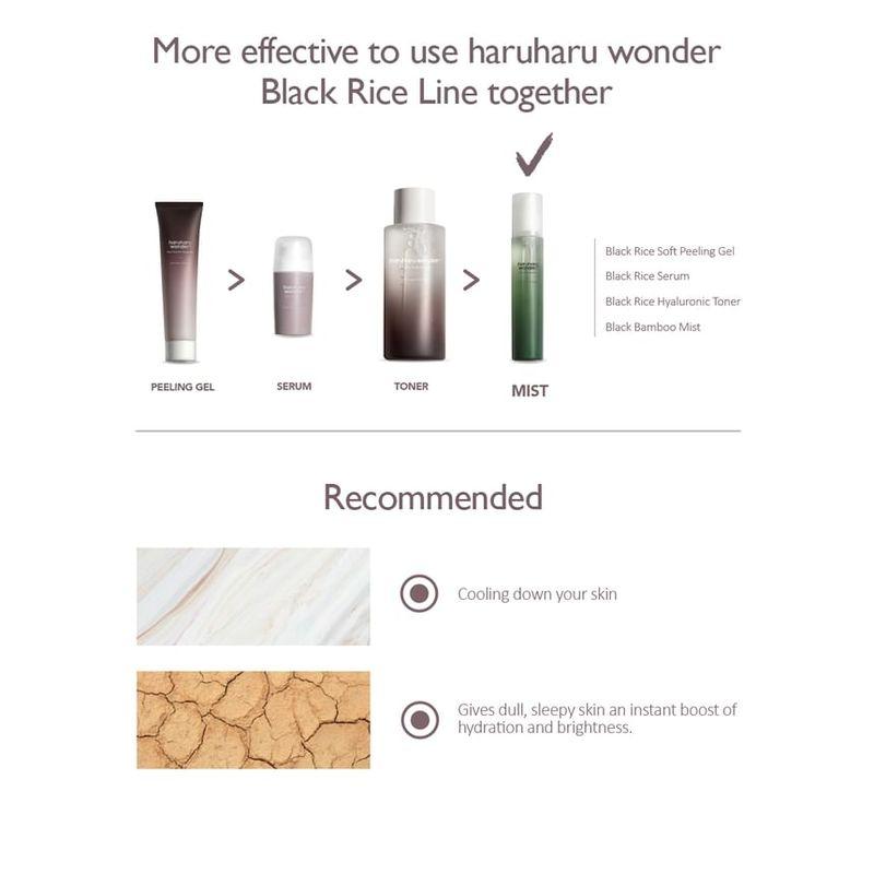 HARUHARU WONDER Black Bamboo Mist JUMBO