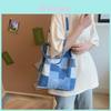 Street Style Canvas Shoulder Bag With Twill Material And Inner Phone Pocket For Casual Outings