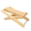 Guitar Footstool 4 Position Height Adjustable Foldable Portable Bamboo Guitar Foot Rest for Performance Practice