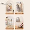 Garbage Bag Holder Large Capacity Hanging Mesh Pouch Portable Kitchen Wall Mounted Trash Bag Container Garbage Bag Organizer