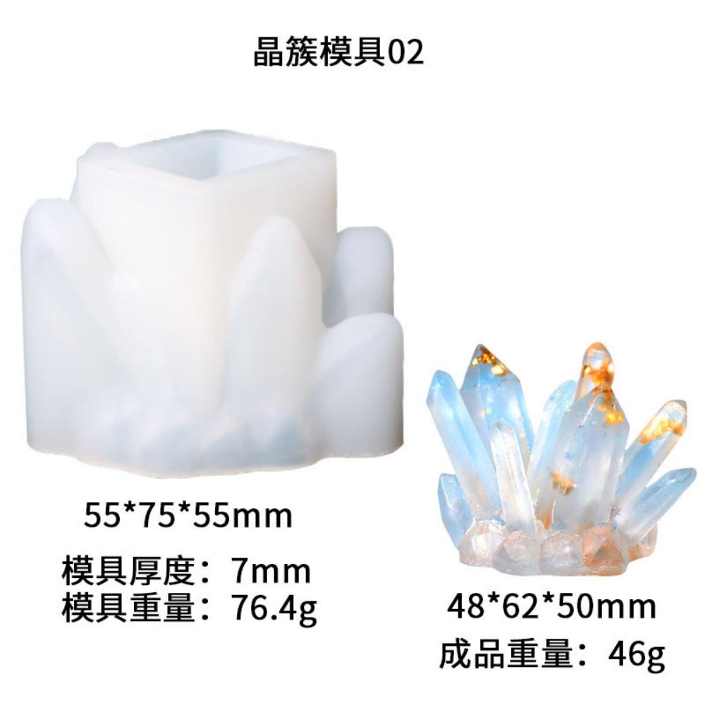 DIY Resin Cluster Iceberg Epoxy Resin Mold Table Decoration Silicone Resin Mold For Resin Casting DIY Crafts Home Decoration