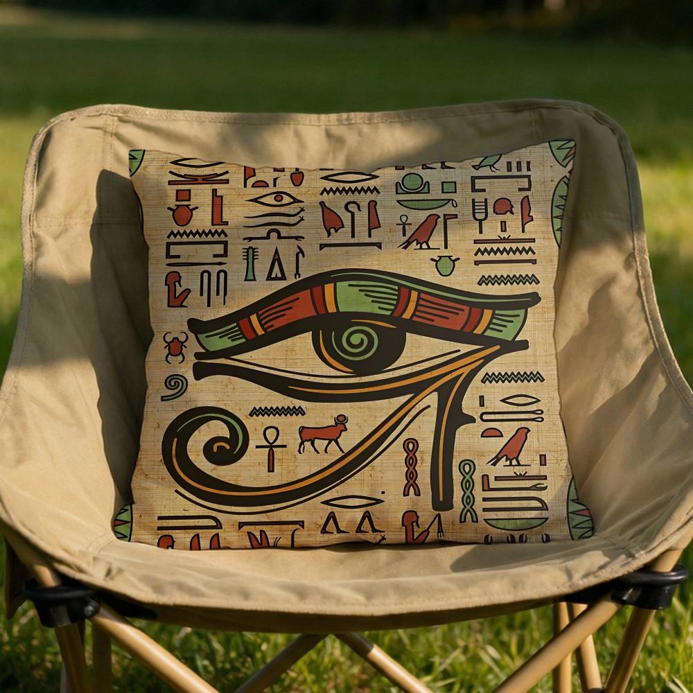 

Древний Египет Анубис Наволочка Мягкая Двусторонняя Прочная Наволочка для Подушки Многоцелевое Использование для Дома Автомобиля Ежедневный Комфорт 30x30cm