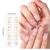 2 bucăți benzi de unghii cu gel semi-întărite pentru femei Autocolant pentru unghii cu gel de durată înveliș pentru unghii cu gel cu finisaj moale, lucios