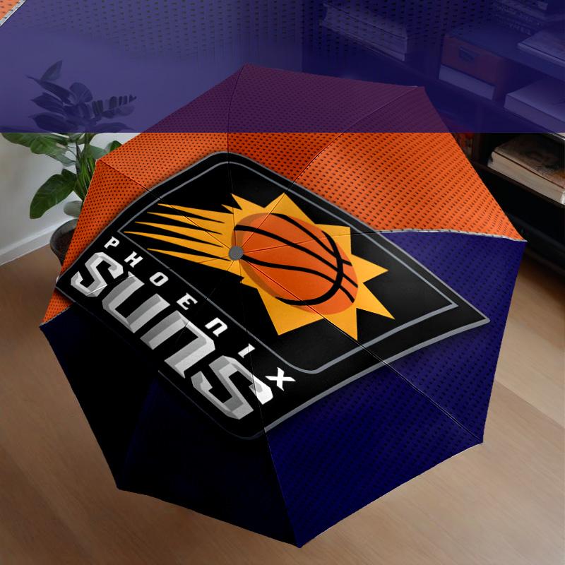 Phoenix Basketball Team Umbrella 8-Frame for Travel, Camping, Casual Lightweight Portable Umbrella, Essential for Every Family Holidays Gift