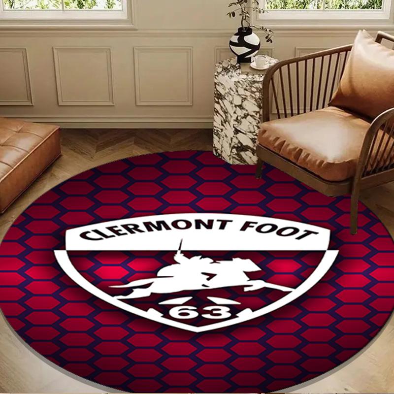 1PC Clermont 63 Design Round Rug for Livingroom,Bedroom, Palyroom, Chair Rug, Area rug, Circle Carpet, Large Size Fan Christmas gift