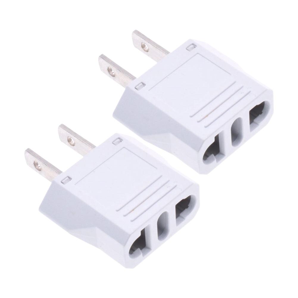 NEW Converter USA Euro Small Travel Plug Connector Grounded AU US to EU Plug Adapter 6A European America to Australia Plug