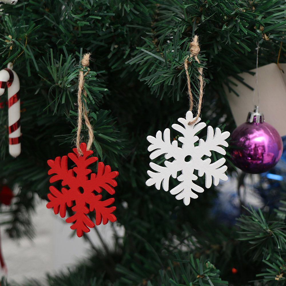 DIY Gifts Drop Pendant Christmas Tree Decoration Santa/Elk/Angel Wooden Ornaments Xmas Hanging