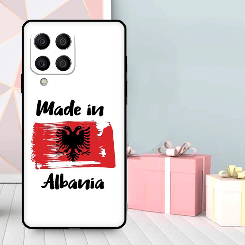 Albania Passport Case For Samsung Galaxy M06 M11 M31 M14 M34 M54 M12 M32 M52 M15 M13 M16 M36 M56 M53 M35 M55