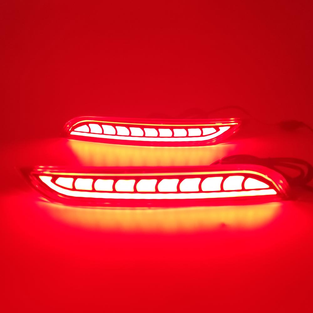 LED Reflector light For Volkswagen VW Polo 2014 2015 2016 2017 2018 Rear Fog Lamp Bumper Light Brake Light Turn Signal
